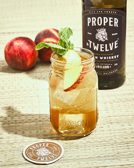 Proper Peaches cocktail.
